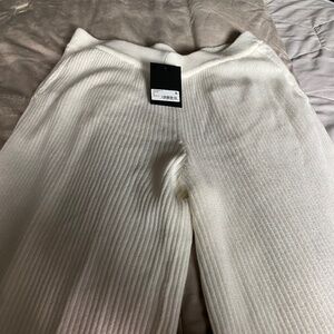 ATM Anthony Thomas Melillo off white cashmere pants